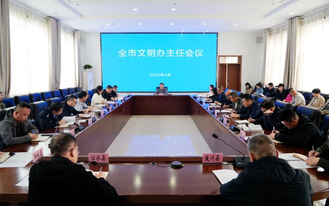 2025年全市文明办主任会议召开